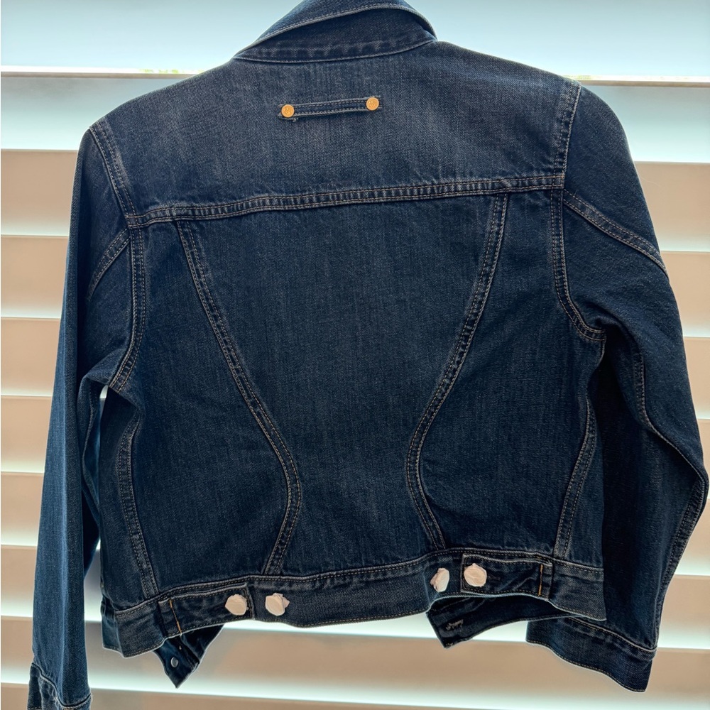 NWT Cult GAIA x GapDark Wash Denim Jacket - Picture 6 of 7
